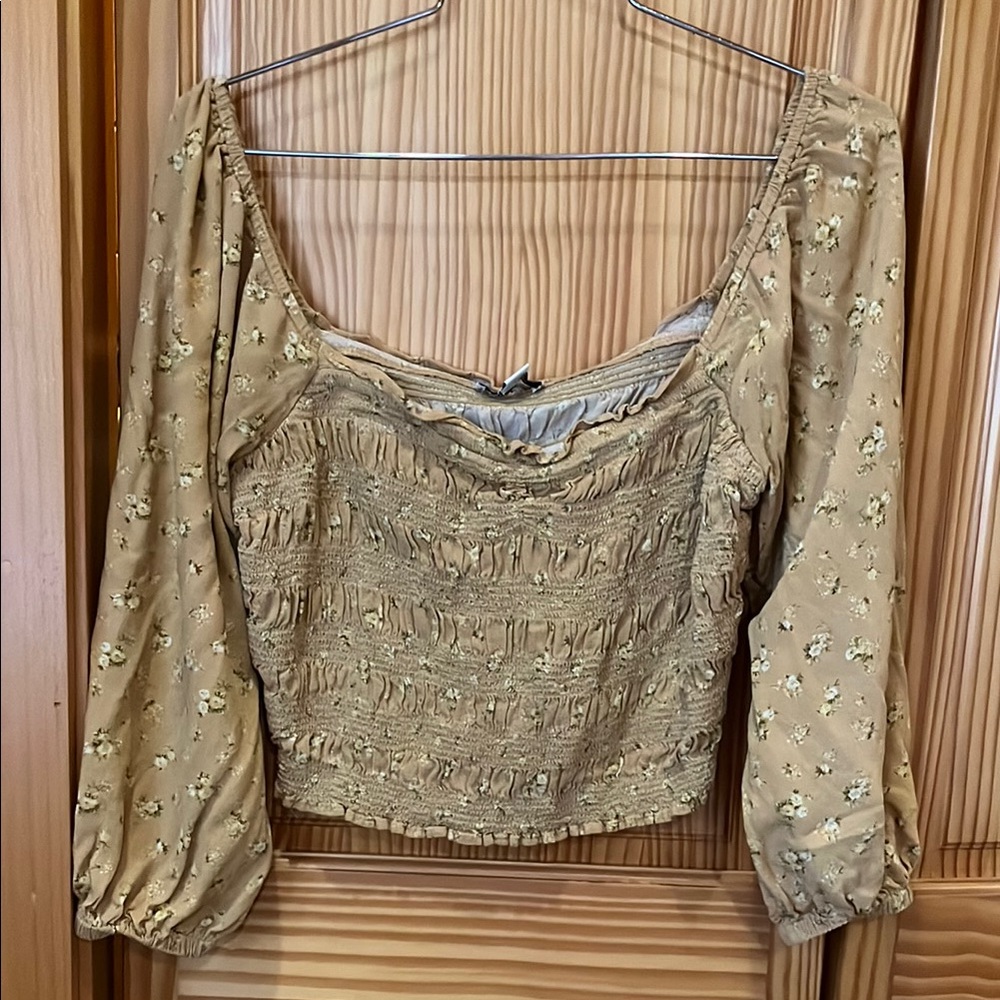 Floral Smocked Blouse